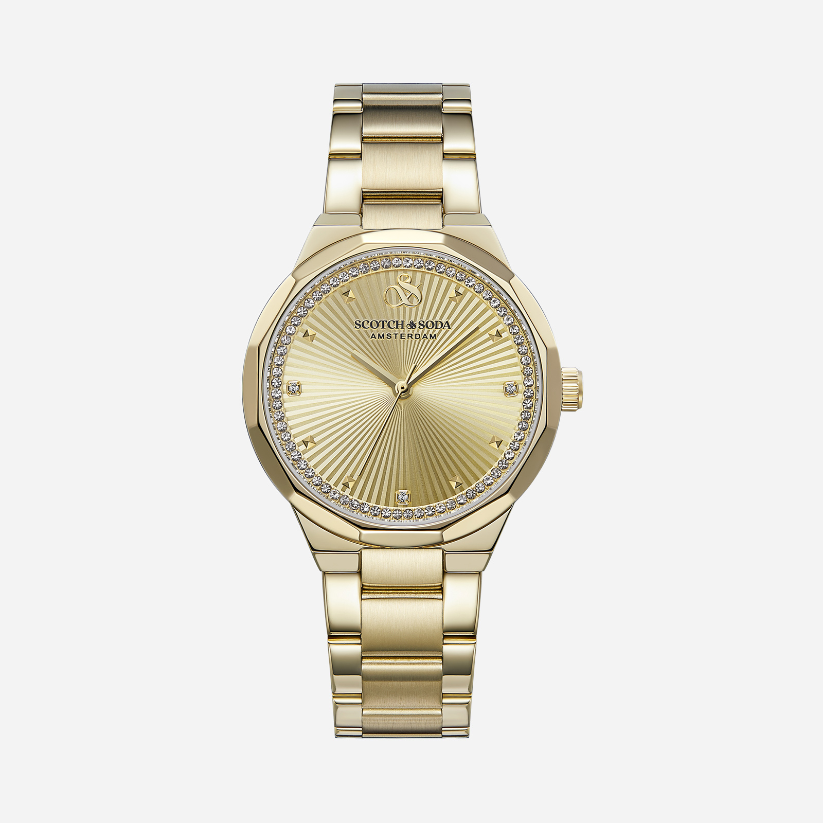 Scotch & Soda dam guld, metallband - SSW.128C