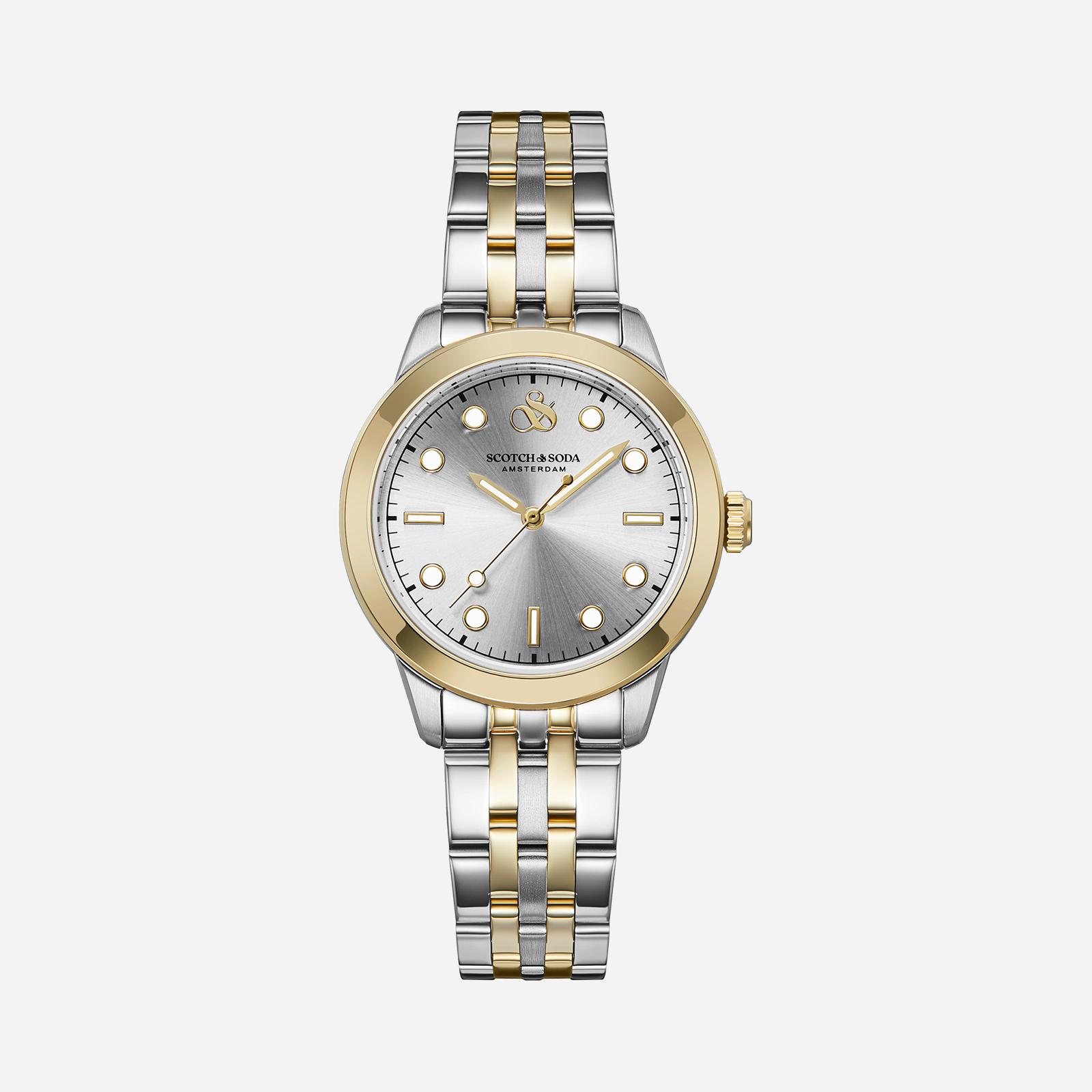 Scotch & Soda dam silver/bicolor, metallband - SSW.131B