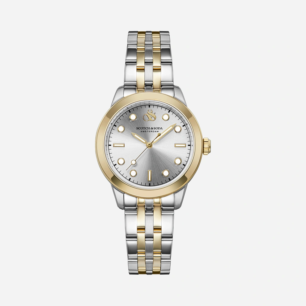 Scotch & Soda dam silver/bicolor, metallband - SSW.131B