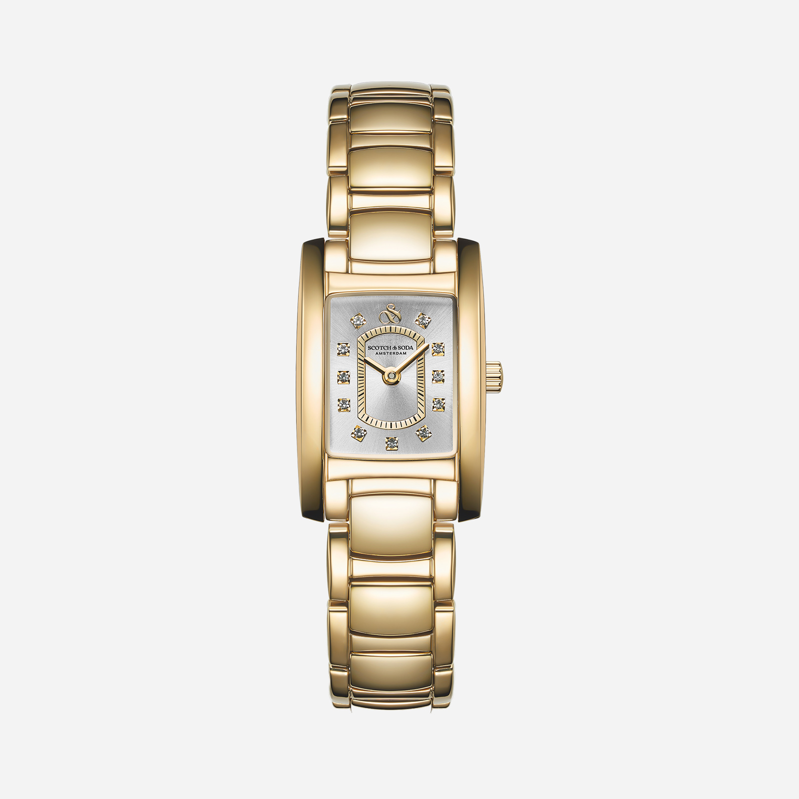 Scotch & Soda dam silver/guld, metallband - SSW.139B