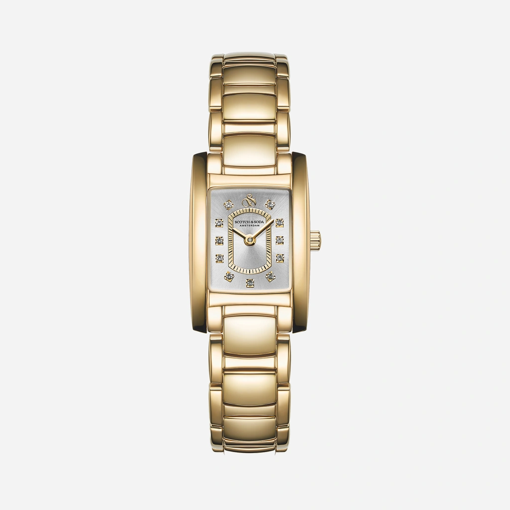 Scotch & Soda dam silver/guld, metallband - SSW.139B