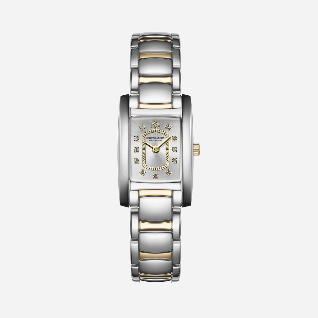 Scotch & Soda dam silver/bicolor, metallband - SSW.139C
