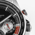 Jacques Lemans Liverpool herr svart/stål, metallband - 1-2127E