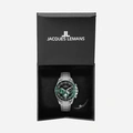 Jacques Lemans Liverpool herr svart/stål, metallband - 1-2127G