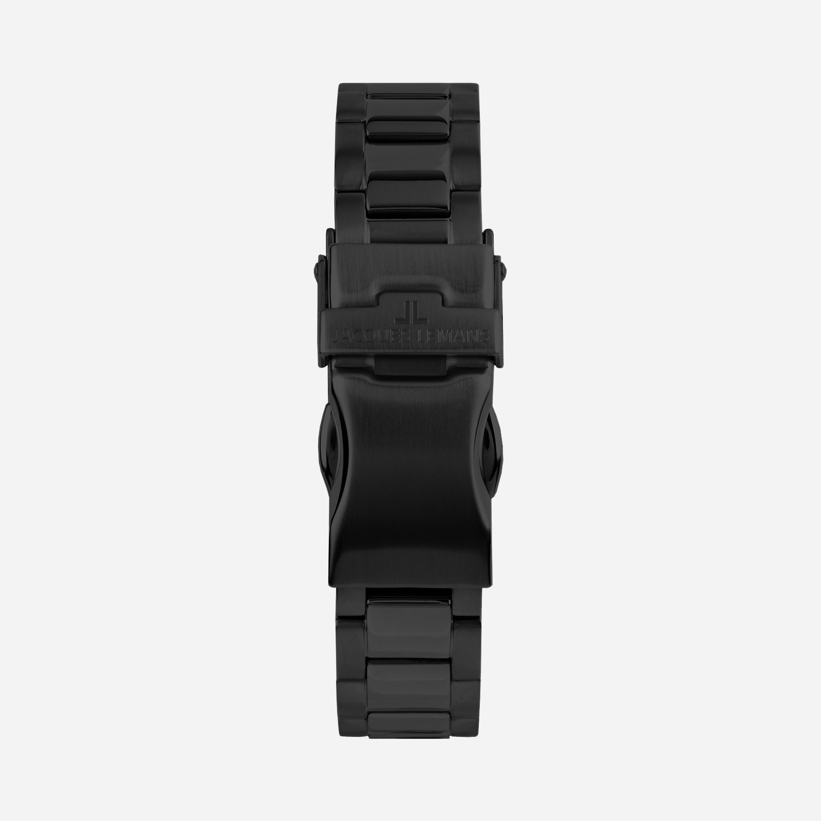 Jacques Lemans Liverpool herr svart, metallband - 1-2127H
