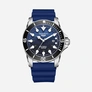 Quantum Automatic herr blå/stål, silikonband - BAR1115.399