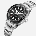 Quantum Automatic herr svart/stål, metallband - BAR1208.350
