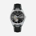 Quantum Automatic herr svart/stål, läderband - QMG1241.351