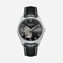 Quantum Automatic herr svart/stål, läderband - QMG1241.351