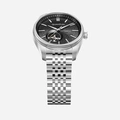 Quantum Automatic herr svart/stål, metallband - QMG1207.350