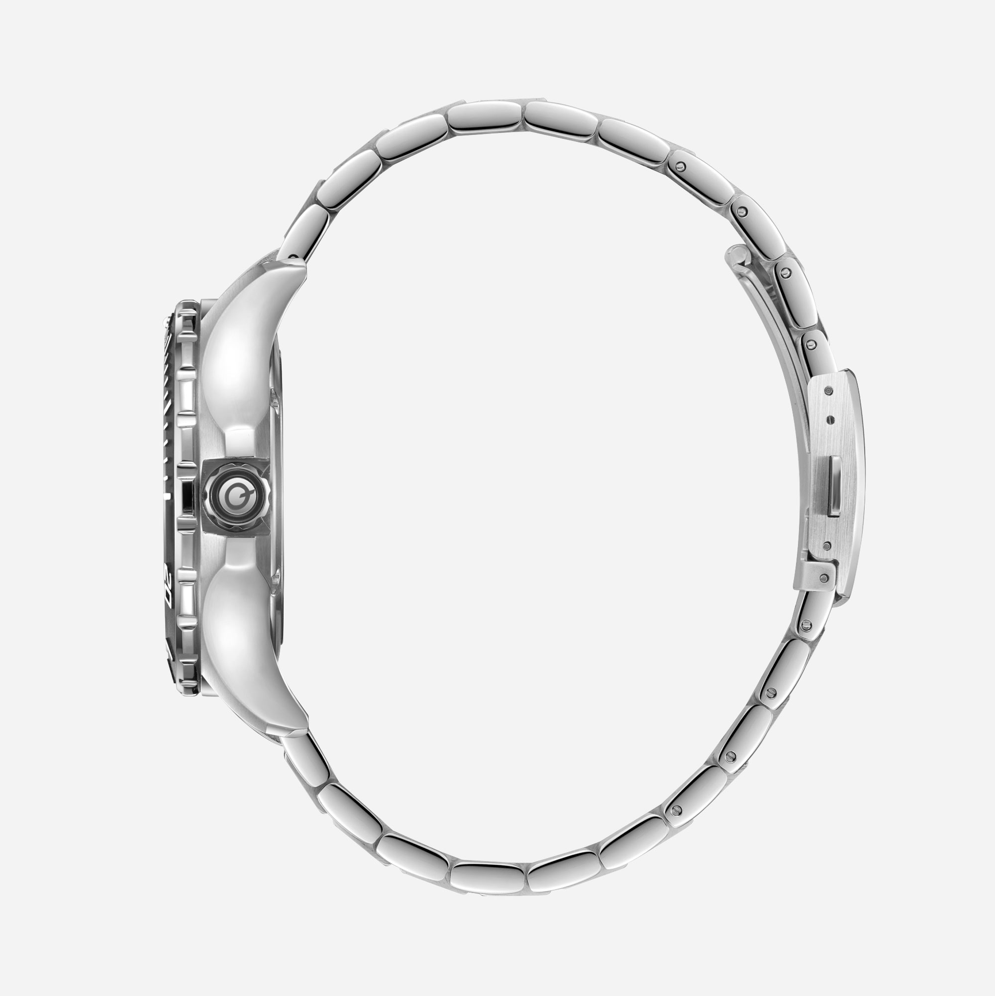 Quantum Automatic herr svart/stål, metallband - QMG1188.350
