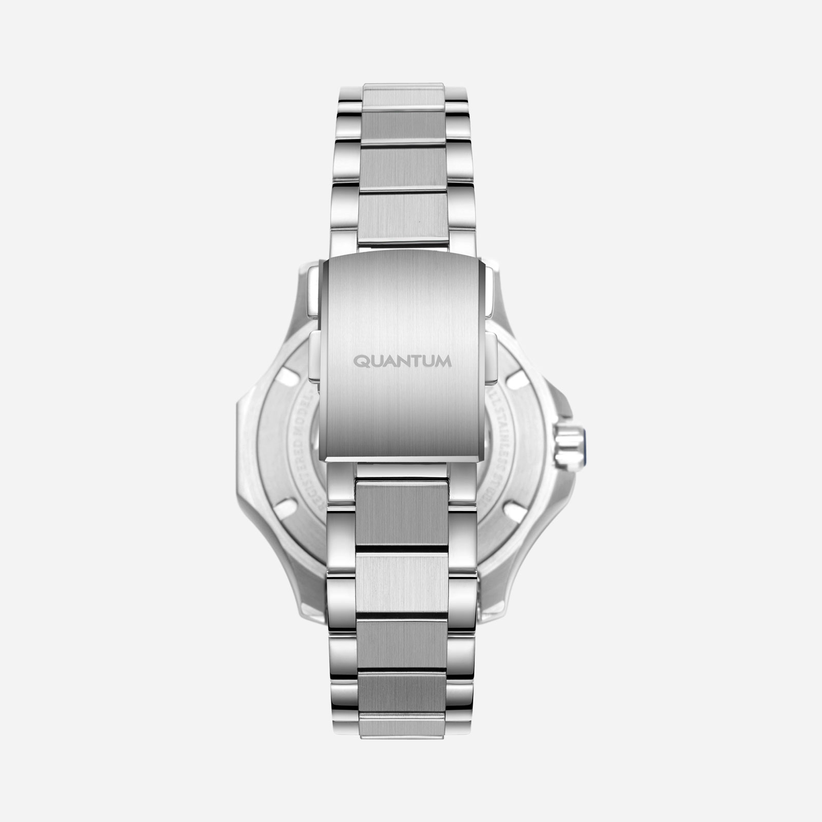 Quantum Automatic herr svart/stål, metallband - QMG1188.350