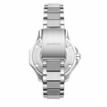 Quantum Automatic herr grön/stål, metallband - QMG1188.370