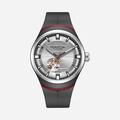 Quantum Automatic herr stål, silikonband - QMG1203.631
