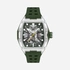 Quantum Automatic herr grön, silikonband - QMG1103.355