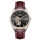 Quantum Automatic herr grå/stål, läderband - QMG1241.352