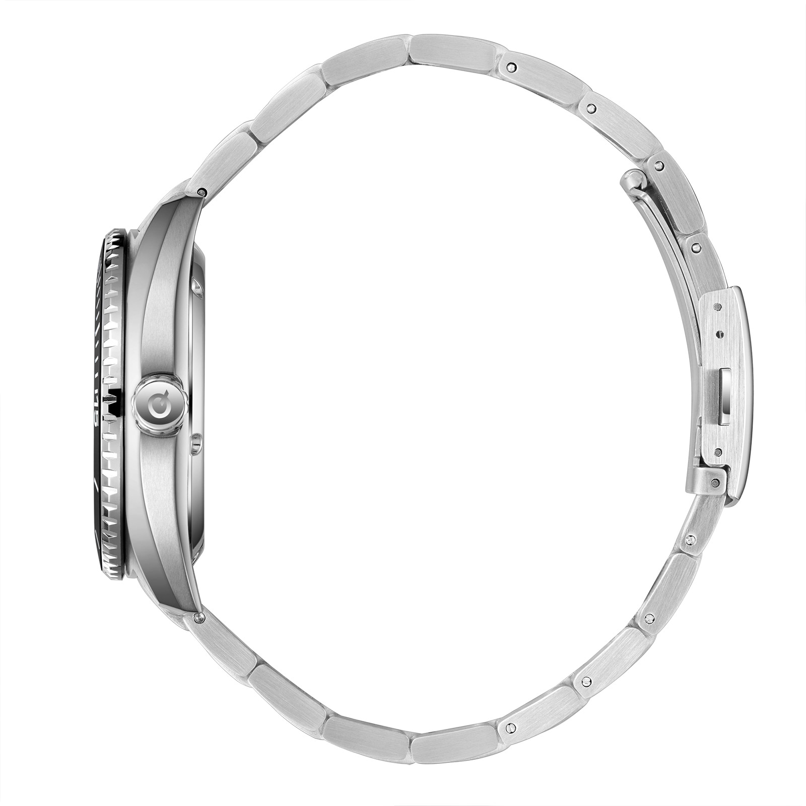 Quantum Automatic herr svart/stål, metallband - BAR1208.350
