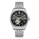 Quantum Automatic herr svart/stål, metallband - QMG1207.350
