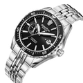 Quantum Automatic herr svart/stål, metallband - QMG1257.350