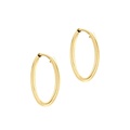 Örhängen 9k guld - Hoops 15 mm