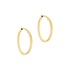 Örhängen 9k guld - rörformade hoops 13 mm