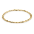 Armband dam 9k guld - 19 cm