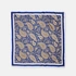 Blå och beige paisley-mönstrad scarf