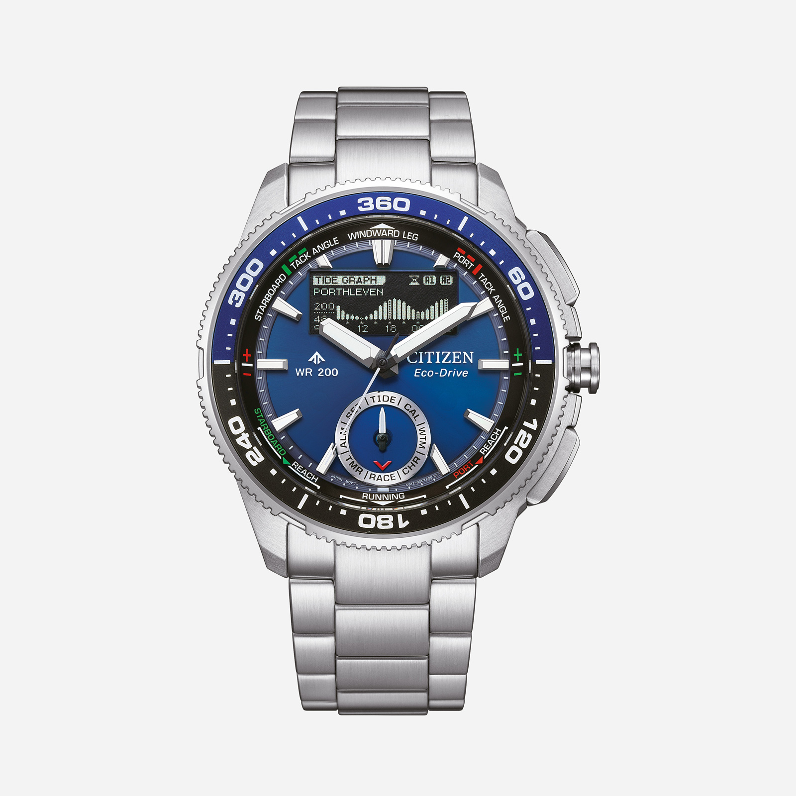 Citizen Promaster Eco-Drive Svart/Silver, Stållänk - JV3001-53E