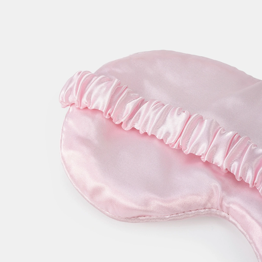 Rosa resekit med sovmask - 3 delar