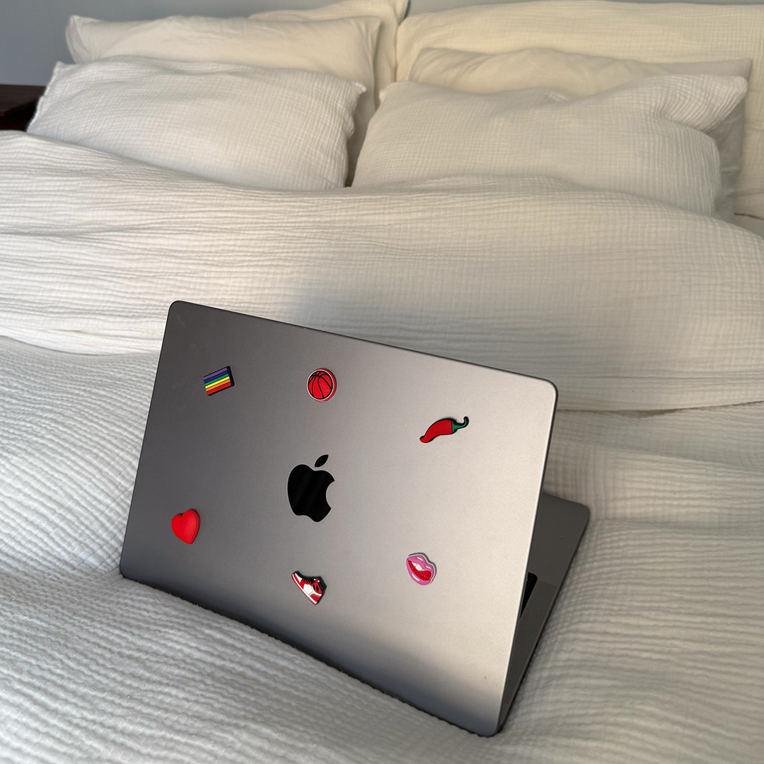Mobilaccessoar 3D-sticker, mun