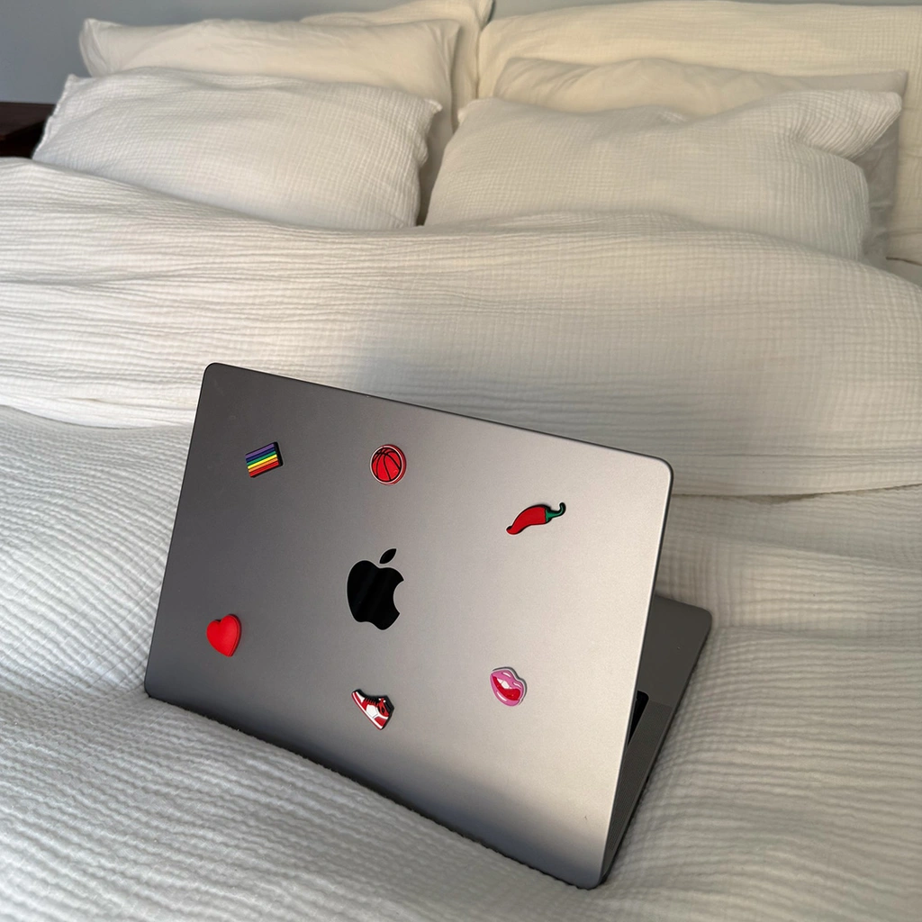Mobilaccessoar 3D-sticker, mun