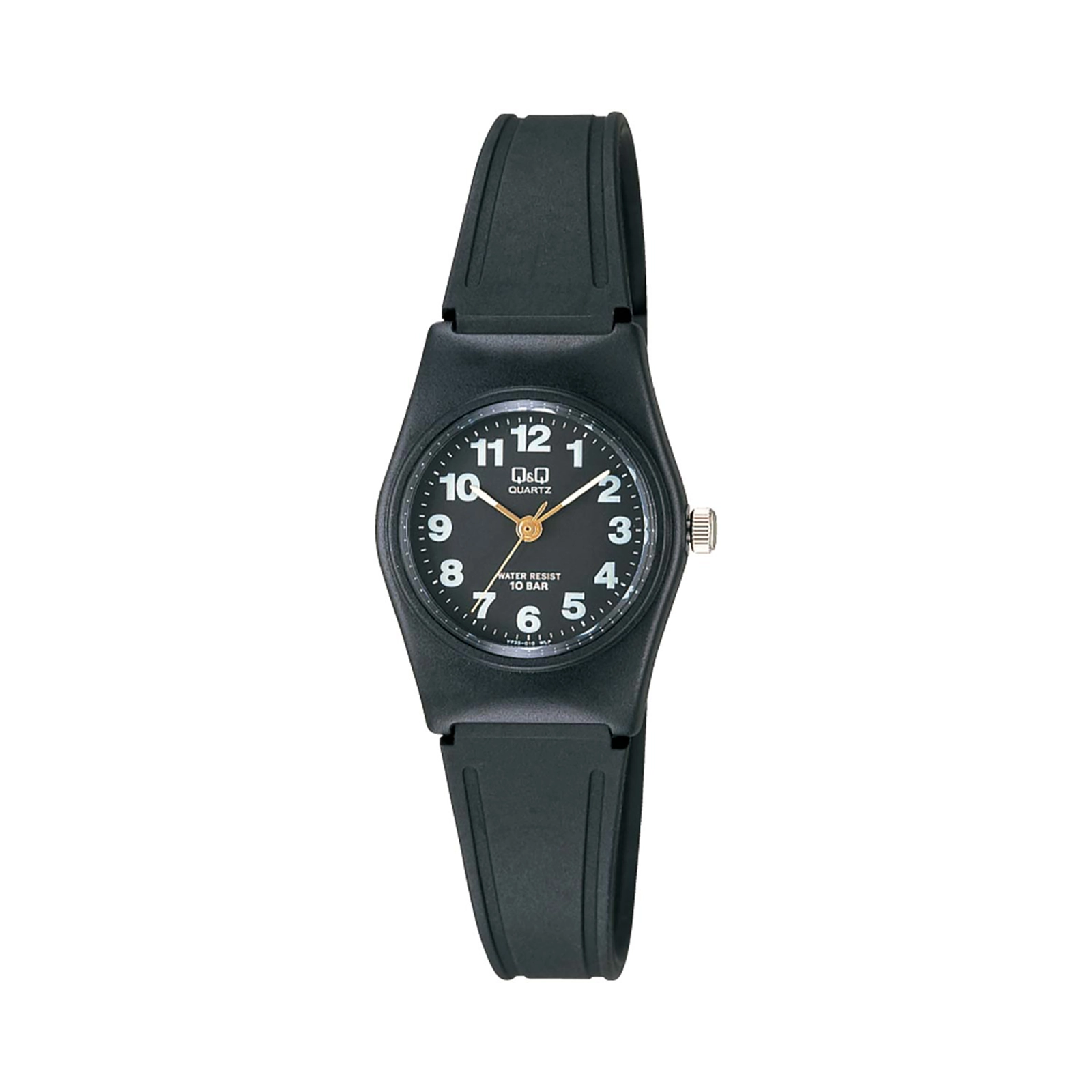 Q&Q dam svart, gummiband - QVP3510