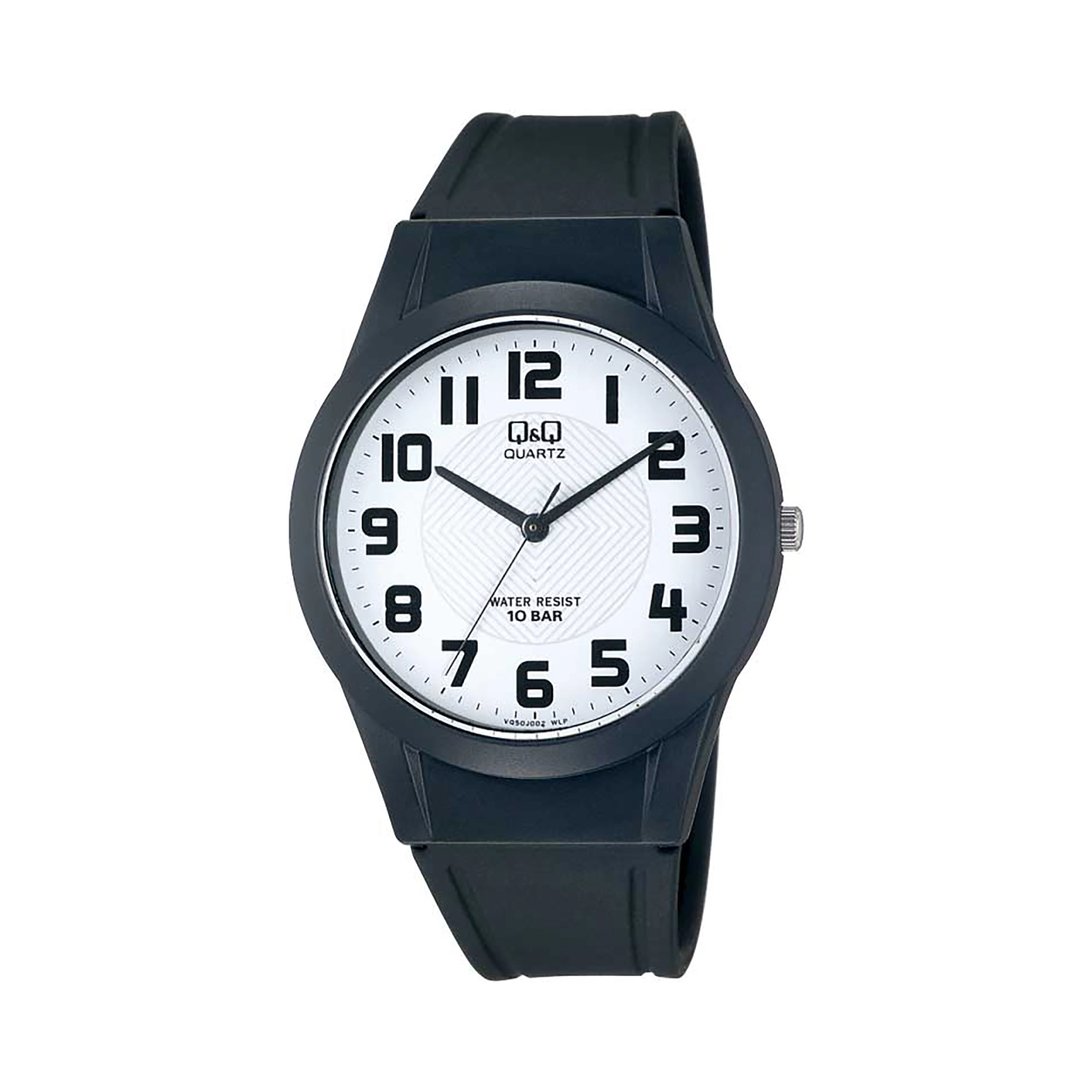 Q&Q herr vit/svart, gummiband - QV50002