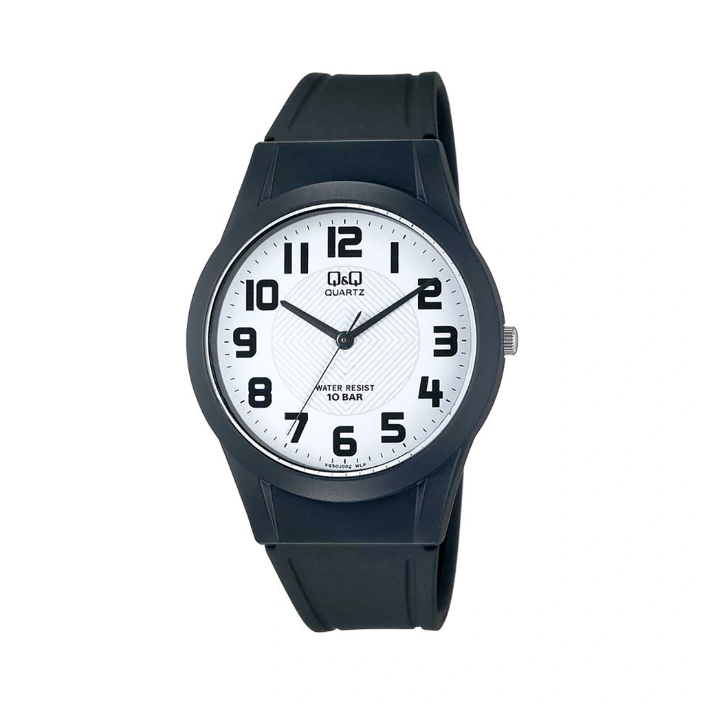 Q&Q herr vit/svart, gummiband - QV50002