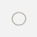 Armband i stål - elastiskt med fjäril, 13 cm