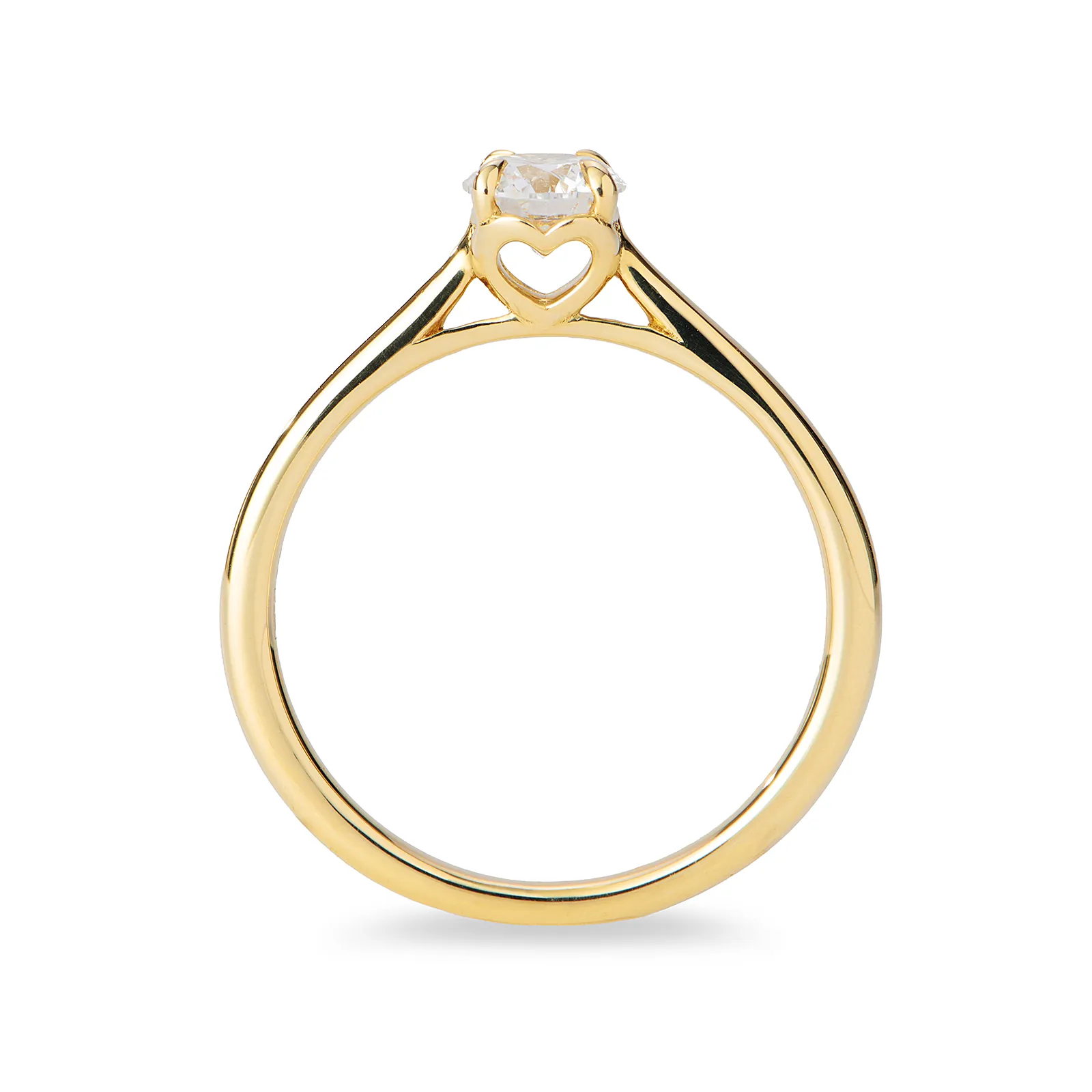 Ring 9K guld 0,5 ct labbodlad diamant - 17