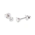 Örhängen studs 9K vitguld 0,5 ct labbodlade diamanter
