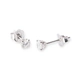 Örhängen studs 9K vitguld 0,5 ct labbodlade diamanter