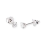 Örhängen studs 9K vitguld 0,5 ct labbodlade diamanter