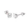 Örhängen studs 9K vitguld 1,0 ct labbodlade diamanter