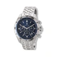 Black Oak herrklocka blå/silver, metallband - B88004-332