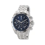 Black Oak herrklocka blå/silver, metallband - B88004-332