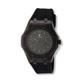Black Oak herrklocka svart, gummiband - B88461-237