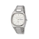 Moretime damklocka vit/silver, metallband - M44743-132