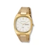 Moretime damklocka vit/guld, metallband - M44747-132
