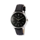 Regal herrklocka svart/silver, svart band - R25061-237