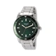 Regal herrklocka grön/silver, metallband - R26853-442
