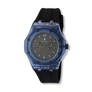 Black Oak herrklocka svart/blå gummiband - B88461-337