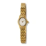 Ivy n Rox damklocka vit/guld, metallband - I25016-132