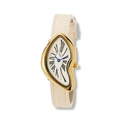 Regal damklocka vit/guld, vitt band - R25118-621